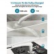 Tilswall 전기 스핀 스크러버, 교체 가능한 브러시 헤드 4개가 있는 무선 그라우트 샤워 파워 욕실 클리너