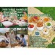 냉장고용 MsPrLs 과일 저장 용기 5팩 | 탈착식 소쿠리 및 손잡이가 있는 냉장고용 원형 농산물 보관 용기 | 과일 야채를 더 오랫동안 신선하게 유지하세요 | 휴대 가능하고 쌓을 수 있음