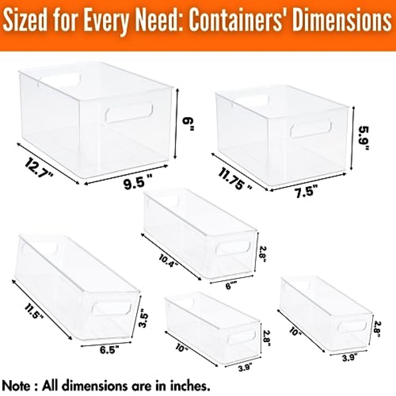 저장 용기 세트 | 주방 정리 | 식료품 저장실 조직 및 보관 | 내각 정리함 | 냉장고 정리함 | 조직 및 보관 | 명확한 저장통 | 옷장 정리함