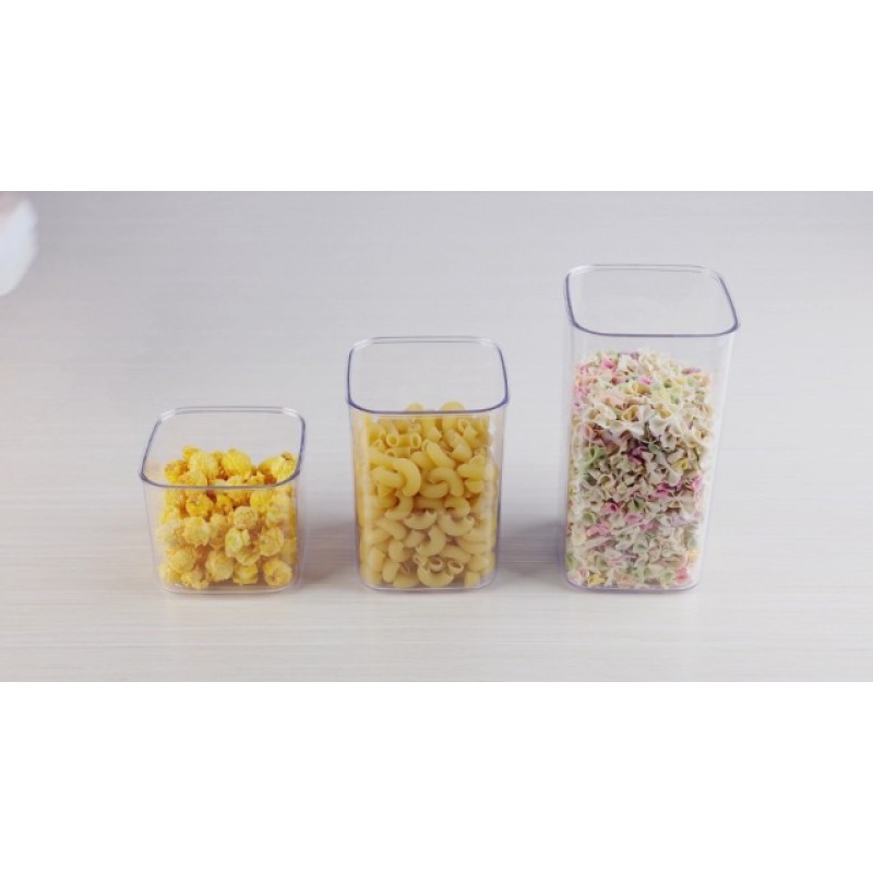 Vtopmart 밀폐 식품 보관 용기, 7개 BPA 프리 플라스틱 시리얼 용기, 간편한 잠금 뚜껑 포함, 주방 식료품 저장실 정리 및 보관용, 라벨 24개 포함, 회색