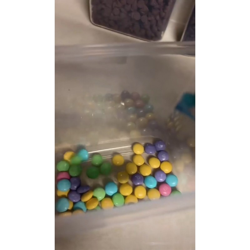 68 PCS 뚜껑이 있는 밀폐 식품 저장 용기 BPA 없음, 주방 식료품 저장실 조직 및 보관을 위한 시리얼 용기 보관, 식기 세척기 안전, 라벨 마커 스푼 세트, 시리얼, 밀가루 설탕 포함