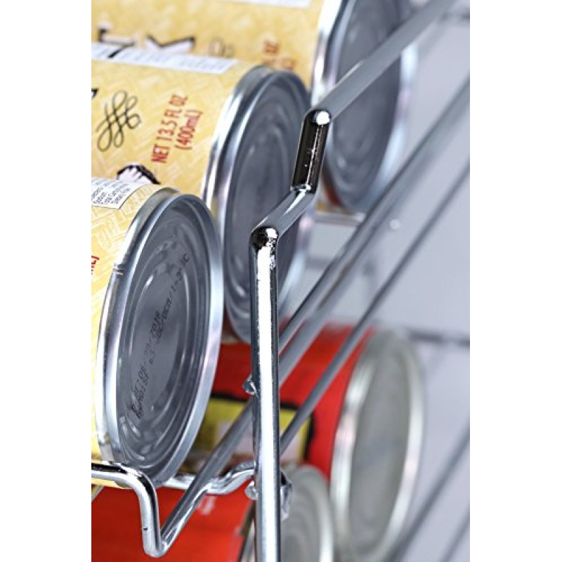 SimpleHouseware Stackable Can Rack Organizer, 크롬