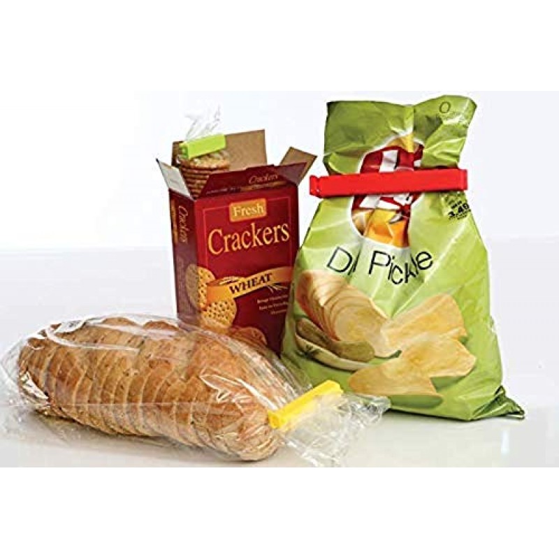 린든 스웨덴 Twixit! 백 클립 - 27개 세트 - 음식을 신선하게 유지하고 유출 방지 - 보관 및 정리에 적합 - 전자레인지, 냉동고 및 식기세척기 사용 가능 - BPA 없음