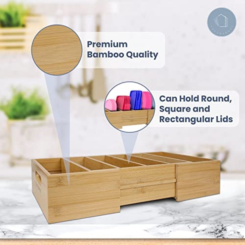 캐비닛용 뚜껑 정리함, 식품 보관 용기 정리함, 식품 저장실용 용기 뚜껑 정리함, 플라스틱 뚜껑용 뚜껑 정리함