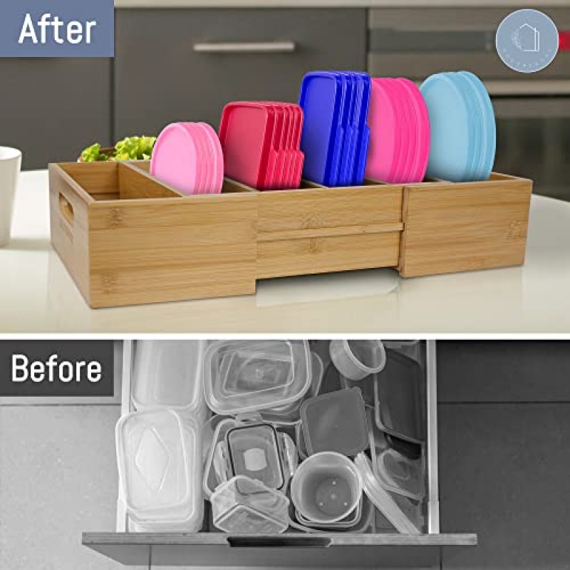 캐비닛용 뚜껑 정리함, 식품 보관 용기 정리함, 식품 저장실용 용기 뚜껑 정리함, 플라스틱 뚜껑용 뚜껑 정리함