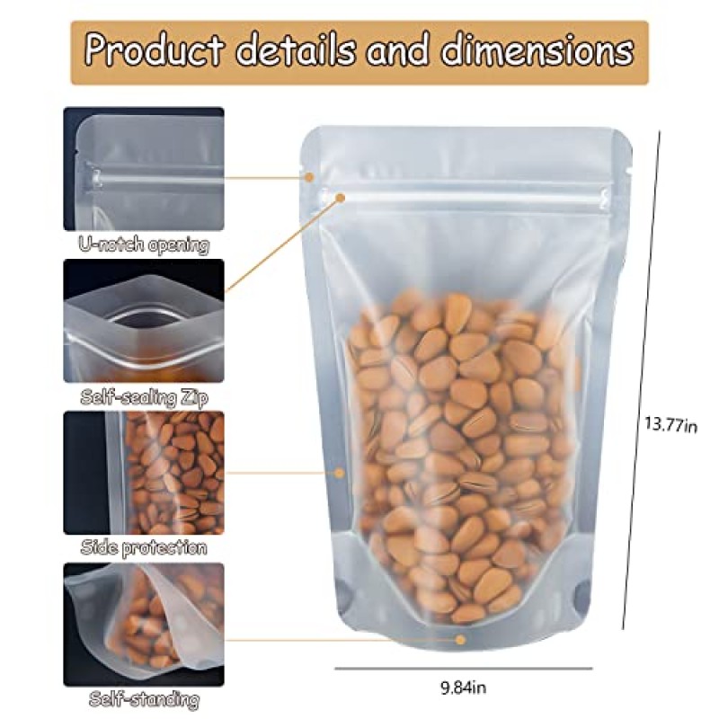 플라스틱 투명 탱크, 쌀 저장 배럴, 오트밀, 곡물, 시리얼, 파스타, 밀가루, 시리얼 용기 디스펜서 측정 컵 2KG 용량, 2피스용 곡물 저장 용기