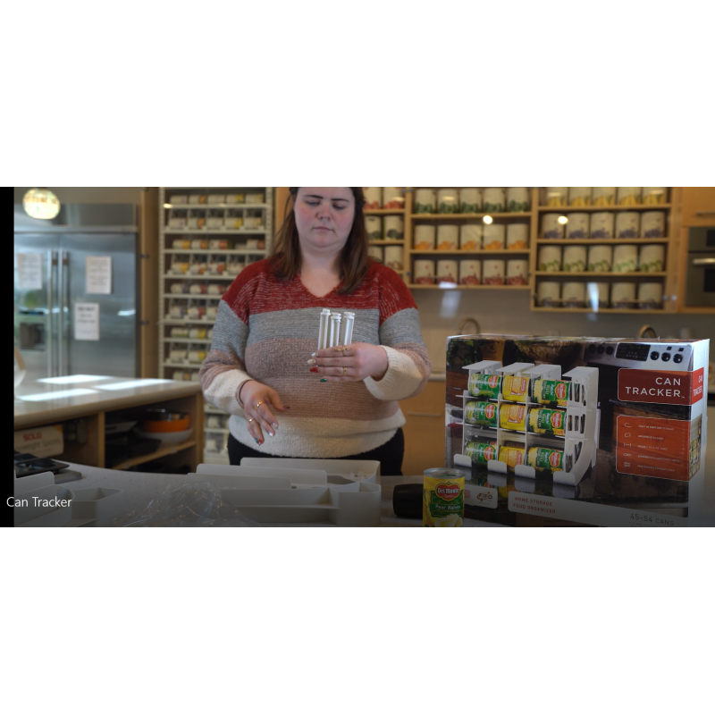 FIFO 캔 추적기 상점 54개 캔 | 선입선출 회전 | 찬장, 식료품 저장실 및 캐비닛용 통조림 정리함 | 식품 저장 | 주방 정리 | 미국산