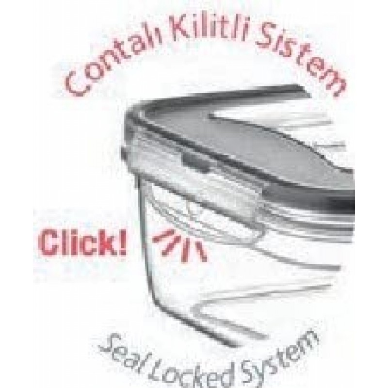 밀폐된 플라스틱 식료품 저장실 및 주방 조직을 위한 Plastart 식품 저장 용기 스낵 쿠키 잠금 뚜껑 식기세척기 안전 BPA 프리 깊은 직사각형 Made in TURKEY 4,5LT