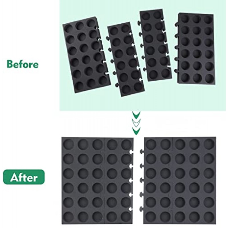 wobivcs 커피 포드 홀더 DIY 크기 주최자 60 Keurig K-Cup과 호환되는 트레이 서랍 보유