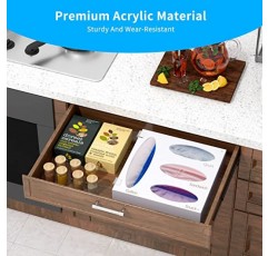 5.star.5 Solimo Hefty Glad Bags와 호환되는 플라스틱 Baggie Organizer Clear Baggie 지 플락 백 보관 갤런 쿼트 샌드위치 및 스낵 마녀 씰링 기계 (흰색) 용 흰색 Baggie Organizer