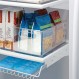 식료품 저장실, 캐비닛, 찬장, 선반, 냉장고 또는 냉동고용 mDesign 깊은 플라스틱 주방 수납 정리함 컨테이너 상자 - 건조 식품, 소스, 조미료, 음료, 라인 컬렉션 보관, 4팩, 투명