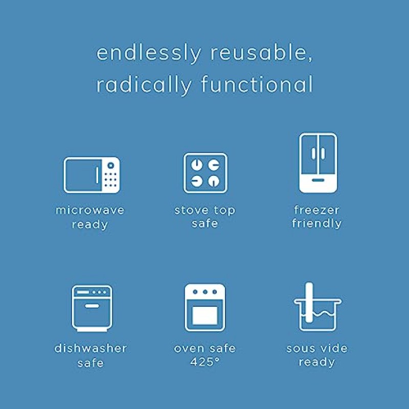 Stasher 재사용 가능한 실리콘 보관 가방, 식품 보관 용기, 전자레인지 및 식기 세척기 안전 및 재사용 가능한 실리콘 보관 가방, 식품 보관 용기, 전자 레인지 및 식기 세척기 안전