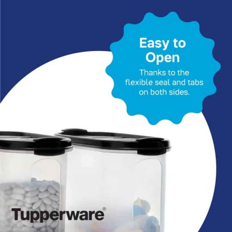 Tupperware 브랜드 Modular Mates 36피스 만능 세트(용기 18개 + 뚜껑 18개) - 식품 저장실용 밀폐 건조 식품 보관소 - 식기세척기 사용 가능 및 BPA 없음