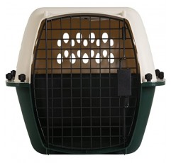 Petmate Ruffmaxx 개 개집 애완동물 캐리어 및 상자 24인치(10-20파운드), 대형견, 중형견, 소형견용 실외 및 실내 - 360도 환기 기능이 있는 내구성 있는 재활용 소재로 제작, 미국산