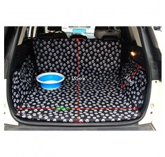 애완견 트렁크 카고 라이너 - 옥스포드 자동차 SUV 시트 커버 - 개용 방수 바닥 매트 고양이 - 세척 가능한 개 액세서리