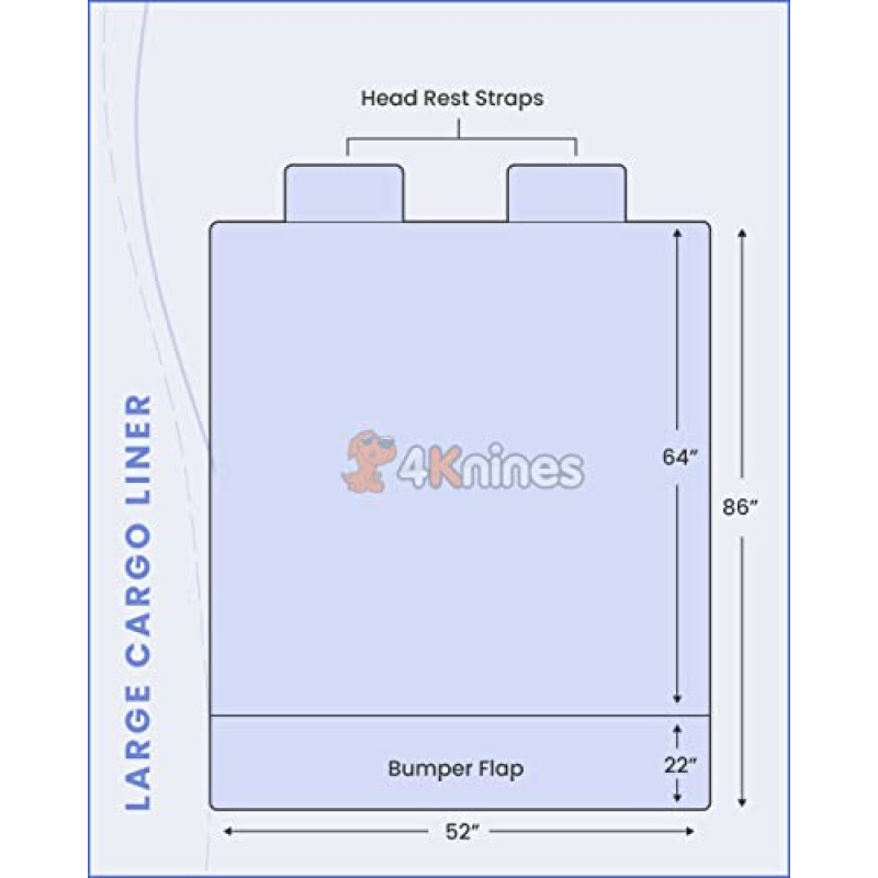 4Knines SUV 카고 라이너(개용) - Tan Large - 미국 기반 회사