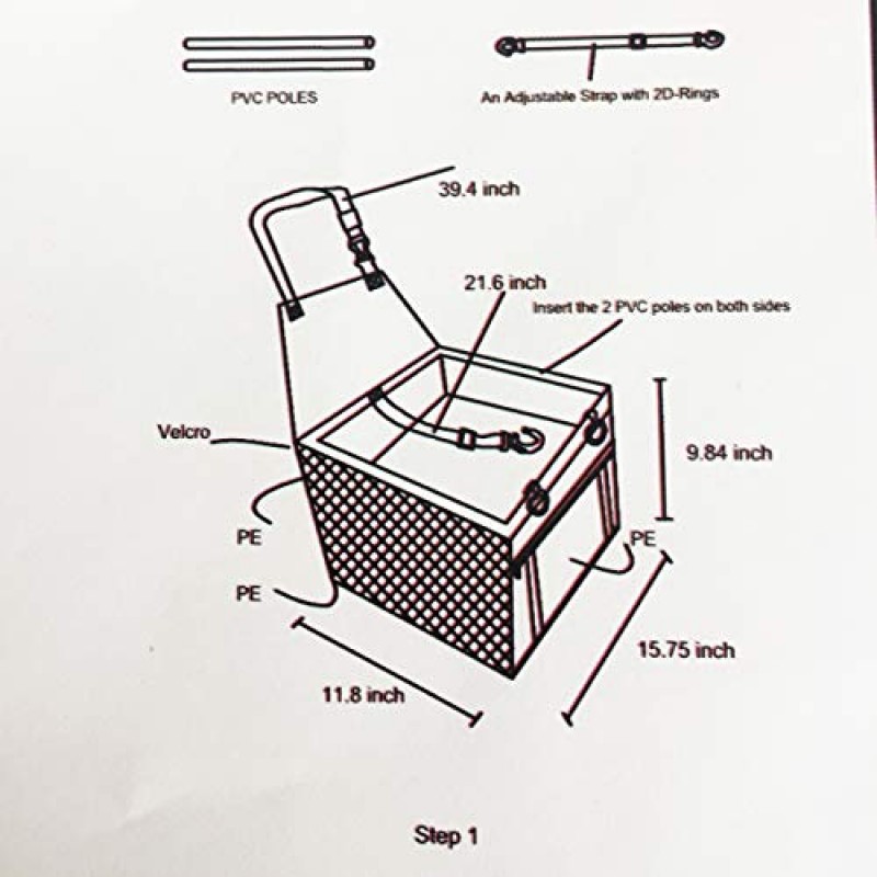 Rinsduall 애완 동물 부스터 자동차 좌석 개 자동차 좌석 캐리어 강아지 자동차 좌석 업그레이드 중소 애완 동물에 적합 블랙