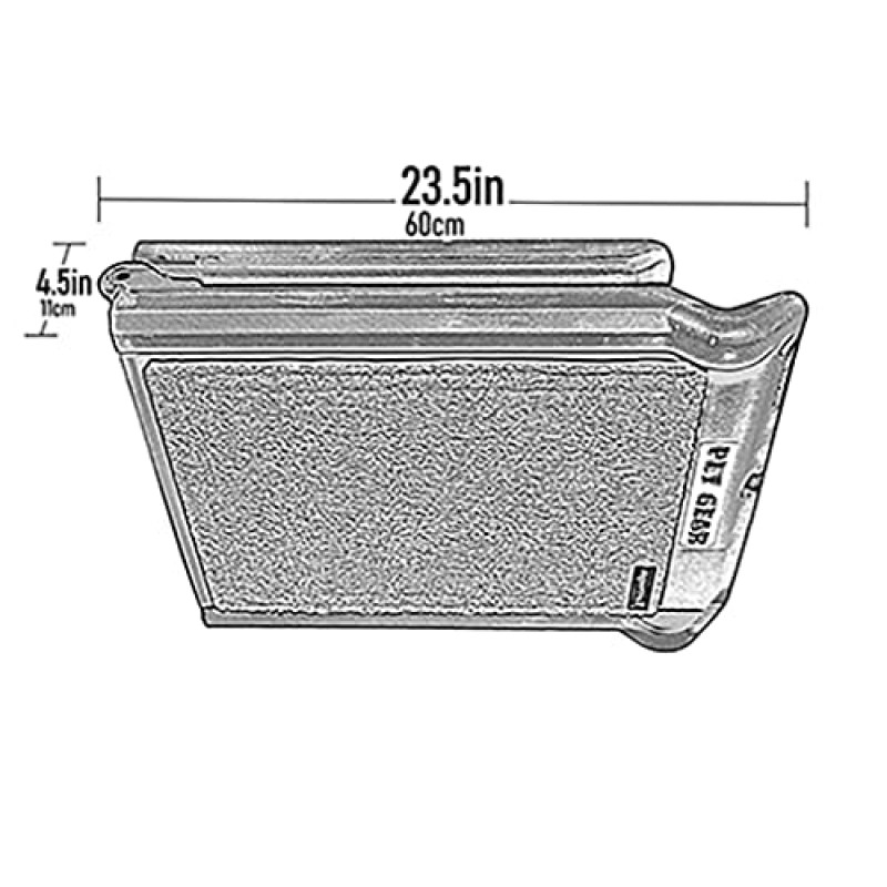 개와 고양이용 애완동물 기어 supertraX 경사로, 최대 견인 표면, 휴대용/쉽게 접을 수 있음(도구 필요 없음), 여행용 손잡이 내장, 5개 모델, 길이 42-71인치, 150-200lbs 지원