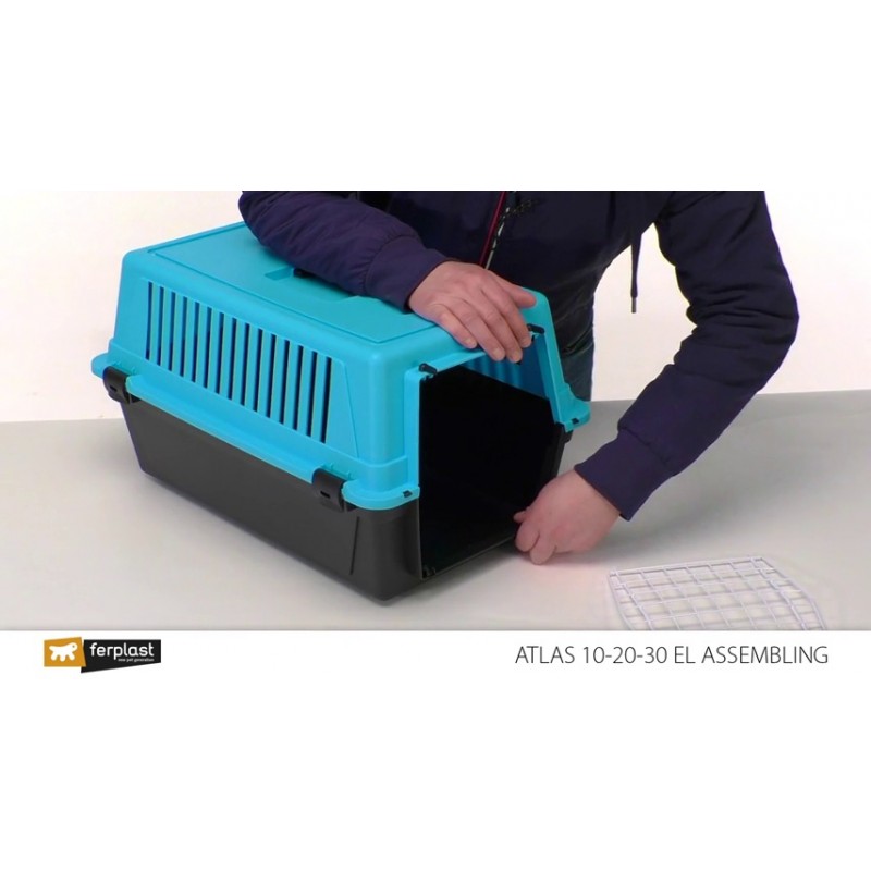 Ferplast Atlas 20 고양이 및 개 캐리어, 블루