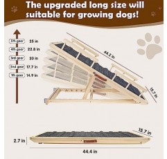 소파, 침대 또는 자동차용 개 경사로, 작고 큰 늙은 개와 고양이를 위한 목재 44