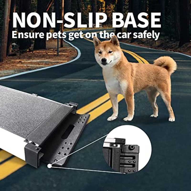 ALL FOR PAWS 대형견용 애완동물 램프 개 램프 SUV ~ 400파운드 자동차, SUV, 트럭 자동차 액세서리용 알루미늄 안전 범용 개 램프
