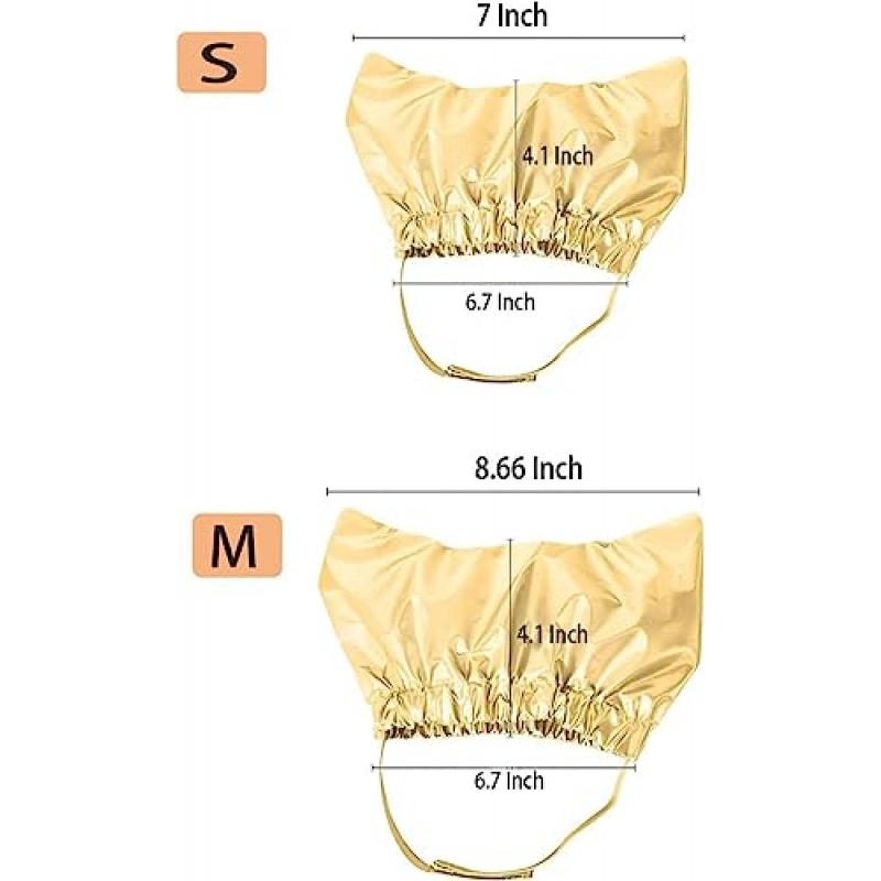 애완동물 용품 고양이와 개 목욕 방수 캡, 애완동물 샤워 캡, 방수 조절 가능한 긴 고무 밴드 고양이 세척을 위한 애완견 귀마개, 개를 위한 선물, 애완 동물 애호가를 위한 선물 아이디어(소형, 핑크)