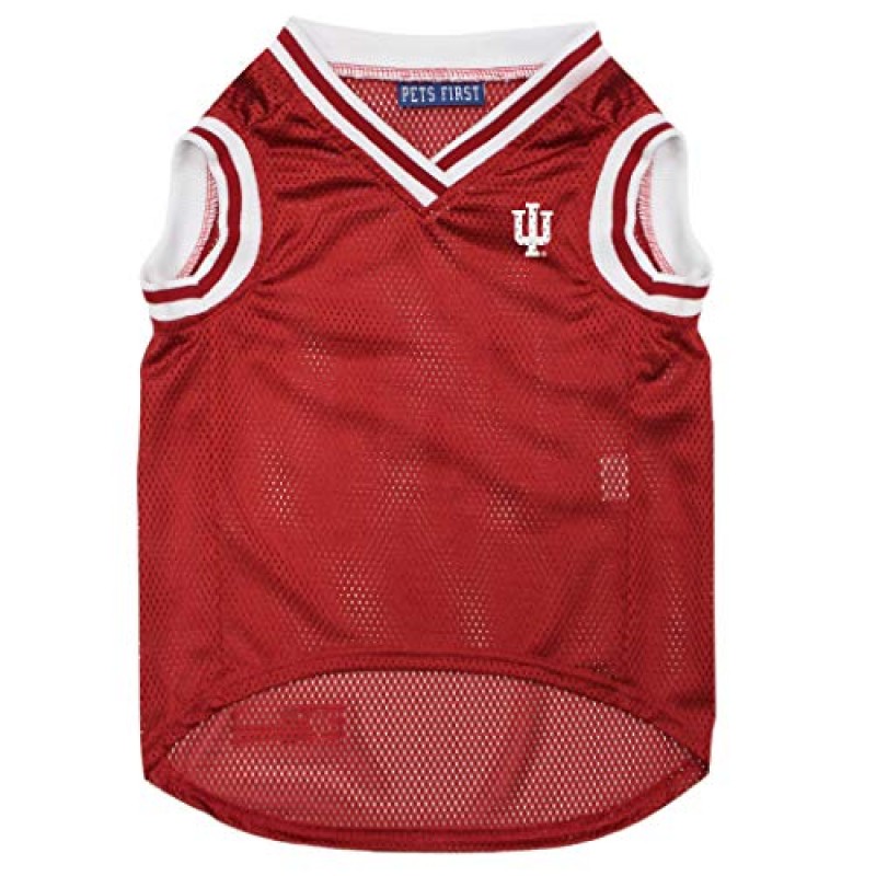 Pets First NCAA 농구 애완동물 저지 INDIANA HOOSIERS 개 저지, 특대형(IND-4020-XL)