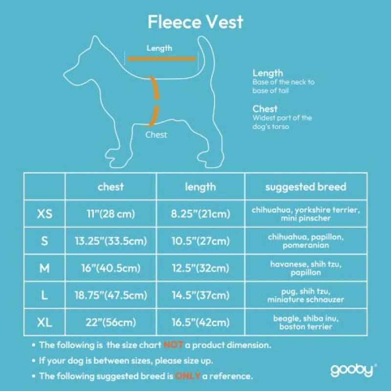 Gooby 양털 조끼 개 스웨터 - 빨간색, 중간 - 따뜻한 풀오버 O-링 끈이 있는 양털 개 재킷 - 겨울 소형견 스웨터 코트 - 소형견 소년 또는 소녀를 위한 추운 날씨 개 옷