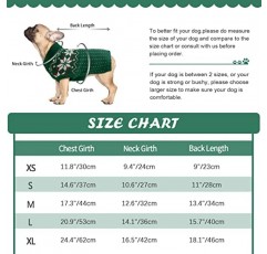 Kuoser 개 고양이 스웨터, 휴일 크리스마스 눈송이 애완 동물 따뜻한 니트 개 스웨터 부드러운 강아지 의류 개 겨울 코트, 개 중소형 개 고양이를 위한 터틀넥 추운 날씨 복장 풀오버