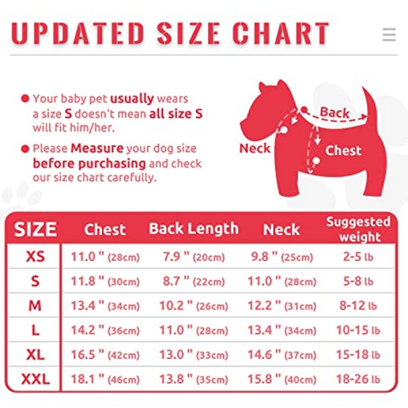 DOGGYZSTYLE 작은 개 까마귀 옷 귀여운 줄무늬 셔츠 데님 점프 슈트 작은 중형 개를위한 원피스 복장 고양이 소년 소녀 치와와 청바지 작업복 강아지 의상 (빨간색, XS)