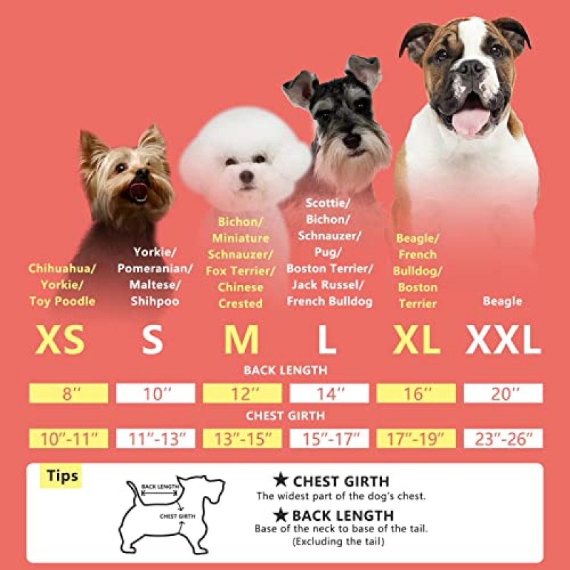 KYEESE 개 잠옷 소형 중형 개를위한 하트 패턴 부드러운 소재 Stretchable Dog Pajama Onesie 애완 동물 Pjs Soft Velvet