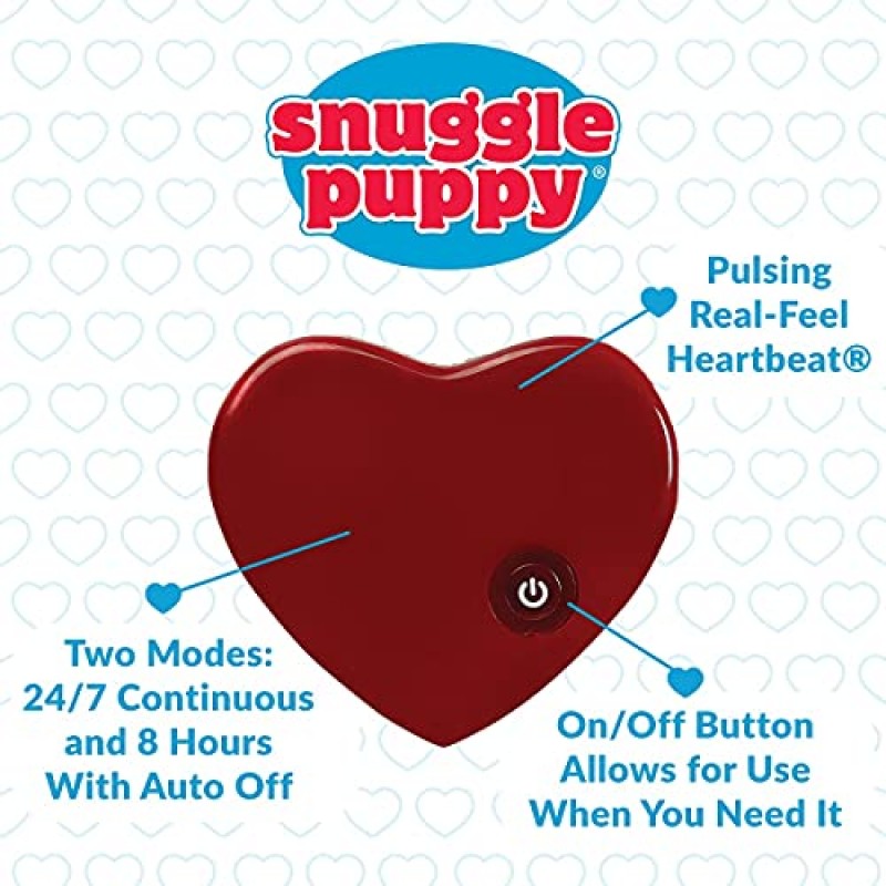 SmartPetLove Snuggle Puppy - 추가 히트 팩 번들 - Snuggle Puppy 및 애완동물용 추가 히트 팩 12팩과 함께 제공