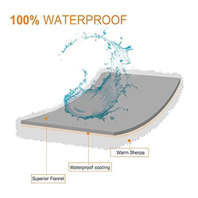 침대 소파 소파 자동차를 위한 Softhug 방수 개 담요, 작은 개 고양이를 위한 매우 부드럽고 따뜻한 강아지 담요, 양털 셰르파 던지기 가구 보호 장치 애완 동물 털 방지 담요 30