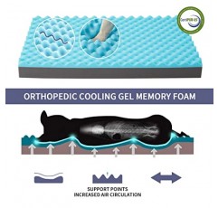 중형견용 URGVANZ 애완견 침대, 29인치 정형외과용 개침대 플러시 탈착식 커버가 있는 세척 ​​가능한 개 침대, 냉각 메모리 폼이 있는 상자용 개 침대, 방수 라이닝