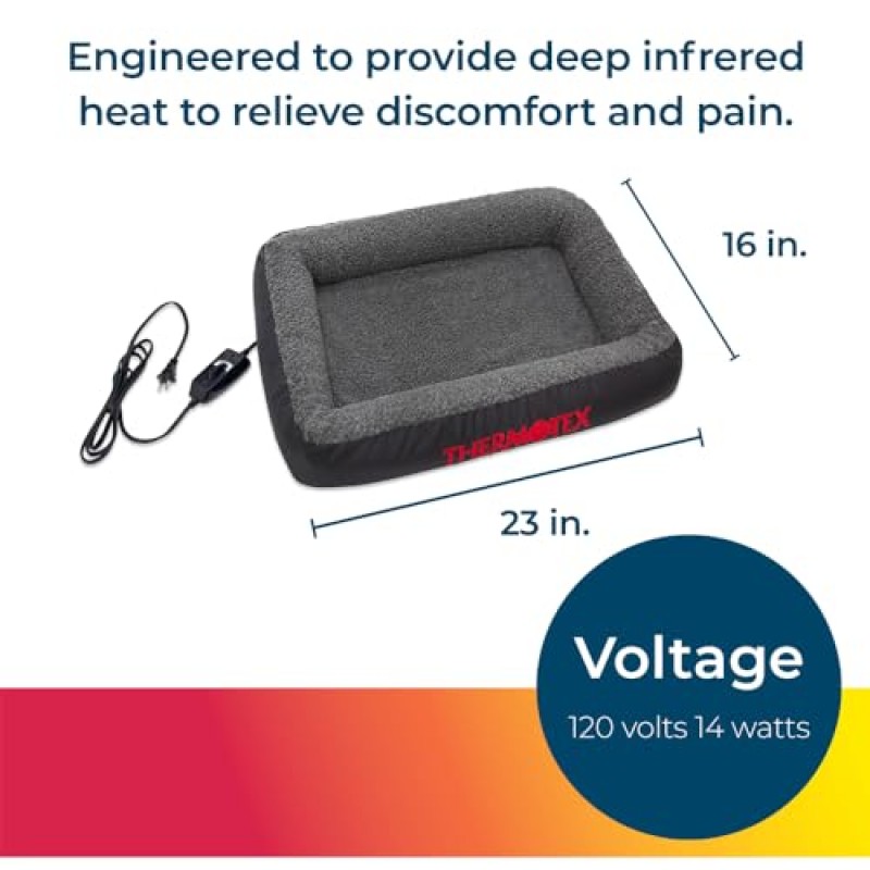 Thermotex 원적외선 난방 애완 동물 침대