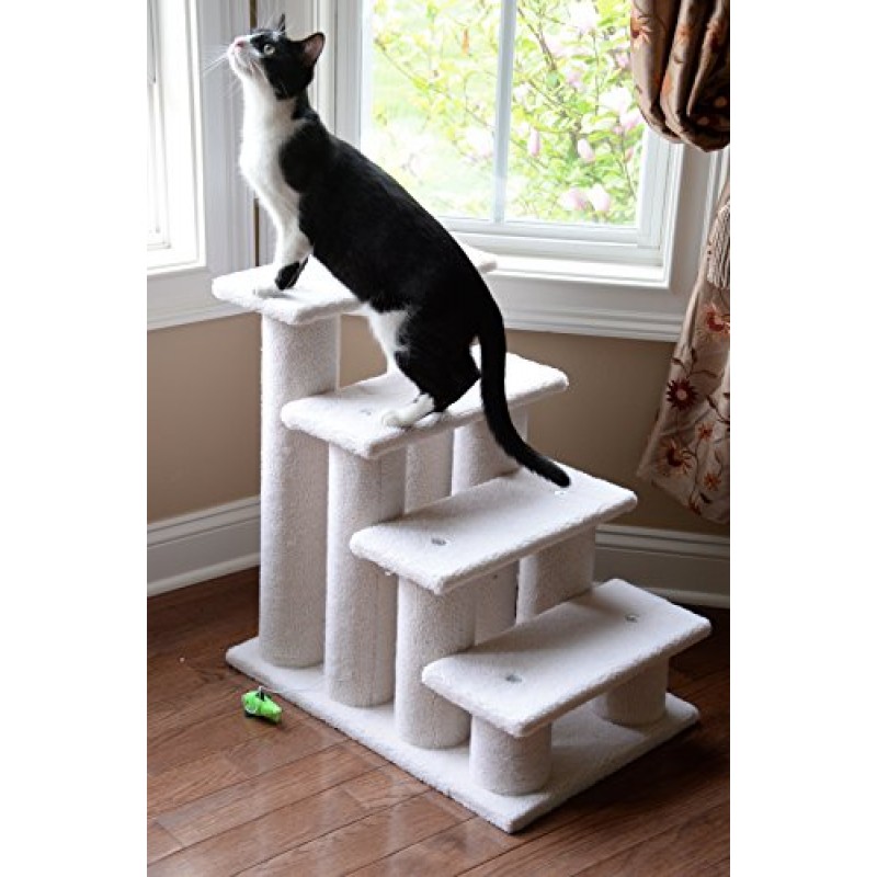 Armmarkat Pet Steps, 4계단, B4001, Ivory, 17