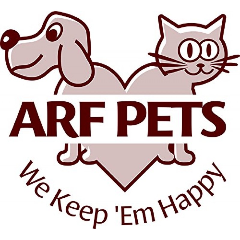 Arf Pets 나무 개 계단, 4단계 높이 조절 개와 고양이를 위한 넓은 애완 동물 계단, 접이식