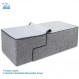 Best Pet Supplies의 CertiPUR-US 인증 폼을 갖춘 미국산 접이식 애완동물 계단/계단 - 회색 리넨, 4단계(H: 22"), 모델:STF241-L