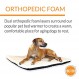 K&H Pet Products Ortho 보온 침대 온열 개 침대 양털 특대형 33 X 43인치