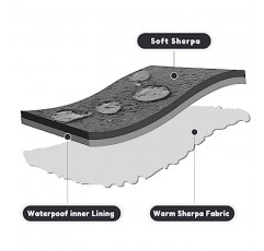 소파, 의자, 자동차 또는 침대용 Allisandro 방수 담요 78 X 55인치, 성인, 애완동물, 개 및 고양이를 위한 기계 세탁 가능 3겹 방수 가구 보호 장치