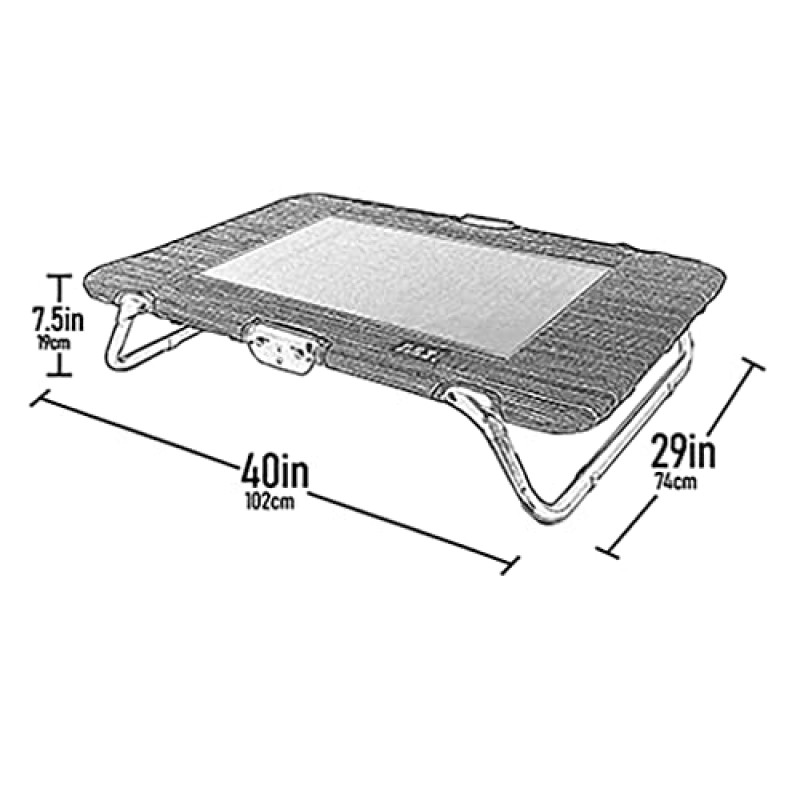 라이프스타일 애완 동물 침대 높은 침대, 조립 필요 없음, 프리미엄 찢어짐 방지 냉각 메쉬, 실내 및 실외, 경량 및 휴대용, 3가지 모델, 2가지 색상