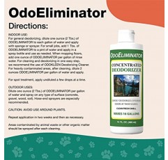 NaturVet OdoEliminator 농축 애완동물 탈취제 – 고농축 탈취 애완동물 세정제 – 개, 고양이의 냄새 제거에 도움 – 깨끗하고 신선한 향기 –16 Oz.