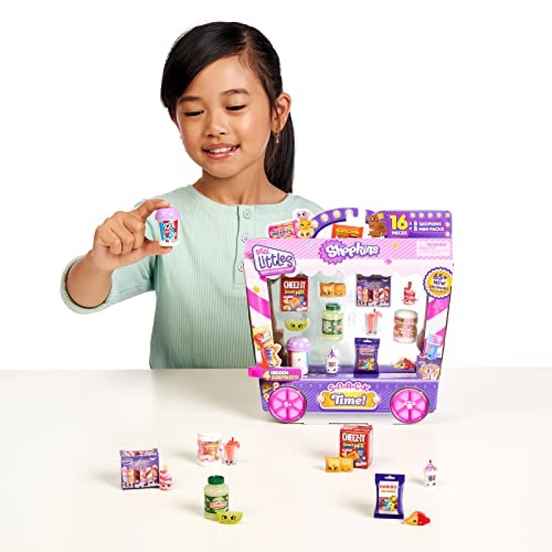 Shopkins Real Littles 수집가 팩 | 8개 + 실제 브랜드 미니 팩 8개(총 16개). 스타일은 다양할 수 있습니다.