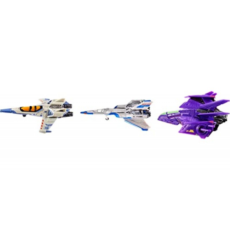 Mattel Lightyear Toys Fleet Starship 영화에 나오는 다이캐스트 선박 세트: Xl-15, Xl-1 및 Zurg Fightership