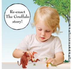 우와! PODS Stuff Gruffalo 스토리 타임 패밀리 팩 미니 플레이 피규어 | Julia Donaldson과 Axel Scheffler 아동 도서 및 영화의 공식 장난감 캐릭터 세트