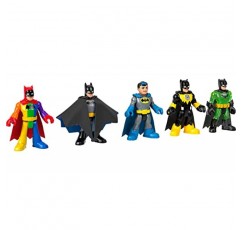 Imaginext DC 슈퍼 프렌즈 배트맨 장난감 80주년 기념 컬렉션 세트, 성인과 팬을 위한 배트맨 피규어 5개 포함