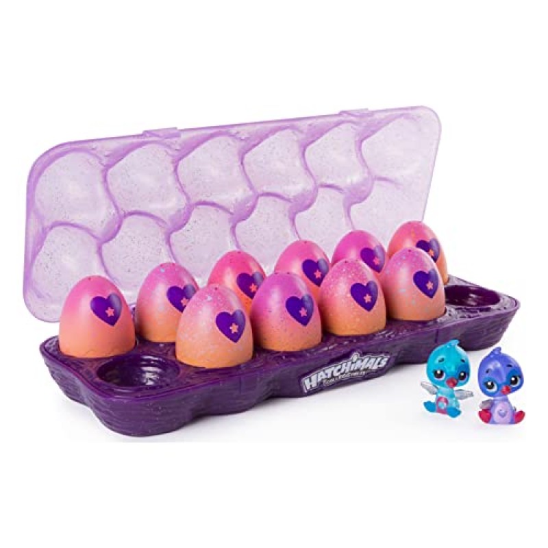 Hatchimals CollEGGtibles, 독점 시즌 4 CollEGGtibles가 포함된 계란 상자 12팩, 5세 이상용(스타일과 색상은 다를 수 있음)