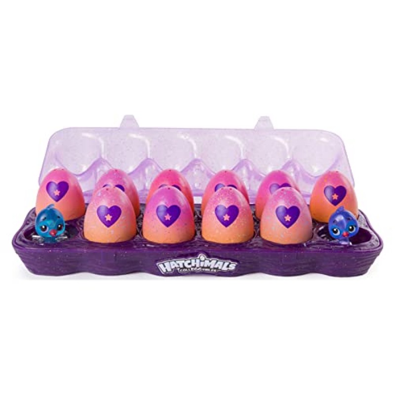 Hatchimals CollEGGtibles, 독점 시즌 4 CollEGGtibles가 포함된 계란 상자 12팩, 5세 이상용(스타일과 색상은 다를 수 있음)