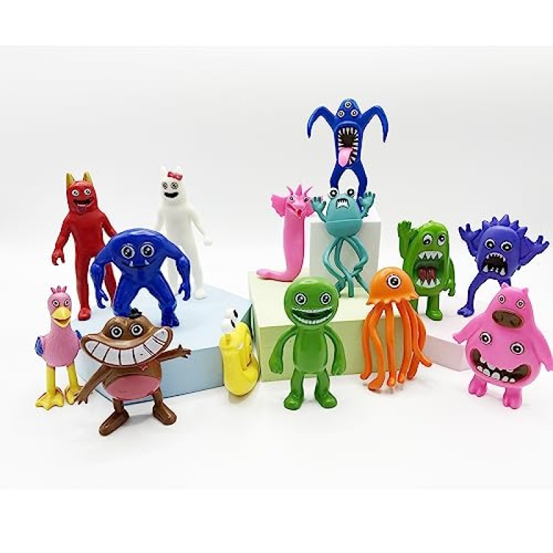 NILUTO 14 PCS Garten of Banban 3 액션 피규어 장난감 점보 조쉬 피규어 장난감 Opila Bird Garten of Banban Toys Figures Set