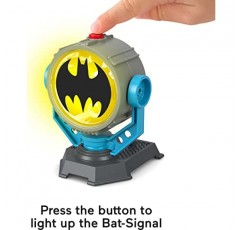 피셔프라이스 Imaginext DC 슈퍼 프렌즈 배트맨 장난감 배트-테크 배트-시그널 멀티팩, 4개 피규어 및 액세서리 포함, 3세 이상 역할 놀이용